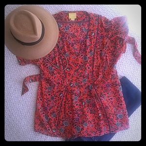 Anthropologie Maeve tunic blouse